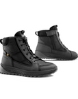 Black motorcycle sneakers with laces from Falco