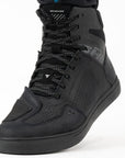Rebel waterproof motorcycle sneakers with black laces from Shima