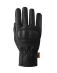 Black glove with brand logo on a white background