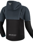 Black grey women's motorcycle hoodie from Shima