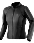 Black women motorcycle leather jacket from Shima