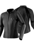 Black women motorcycle leather jacket from Shima