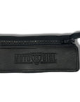 Black jacket belt connector with MotoGirl logo