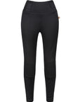 Black motorcycle leggings for women with high waist from moto girl
