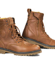 Thomson brown leather women motorcycle boots from Shima