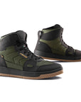 ARMY GREEN COLOUR MOTORCYCLE SNEAKERS WITH FALCO LOGO
