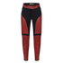 black red motorcycle leather and textile pants from the Moto Girl