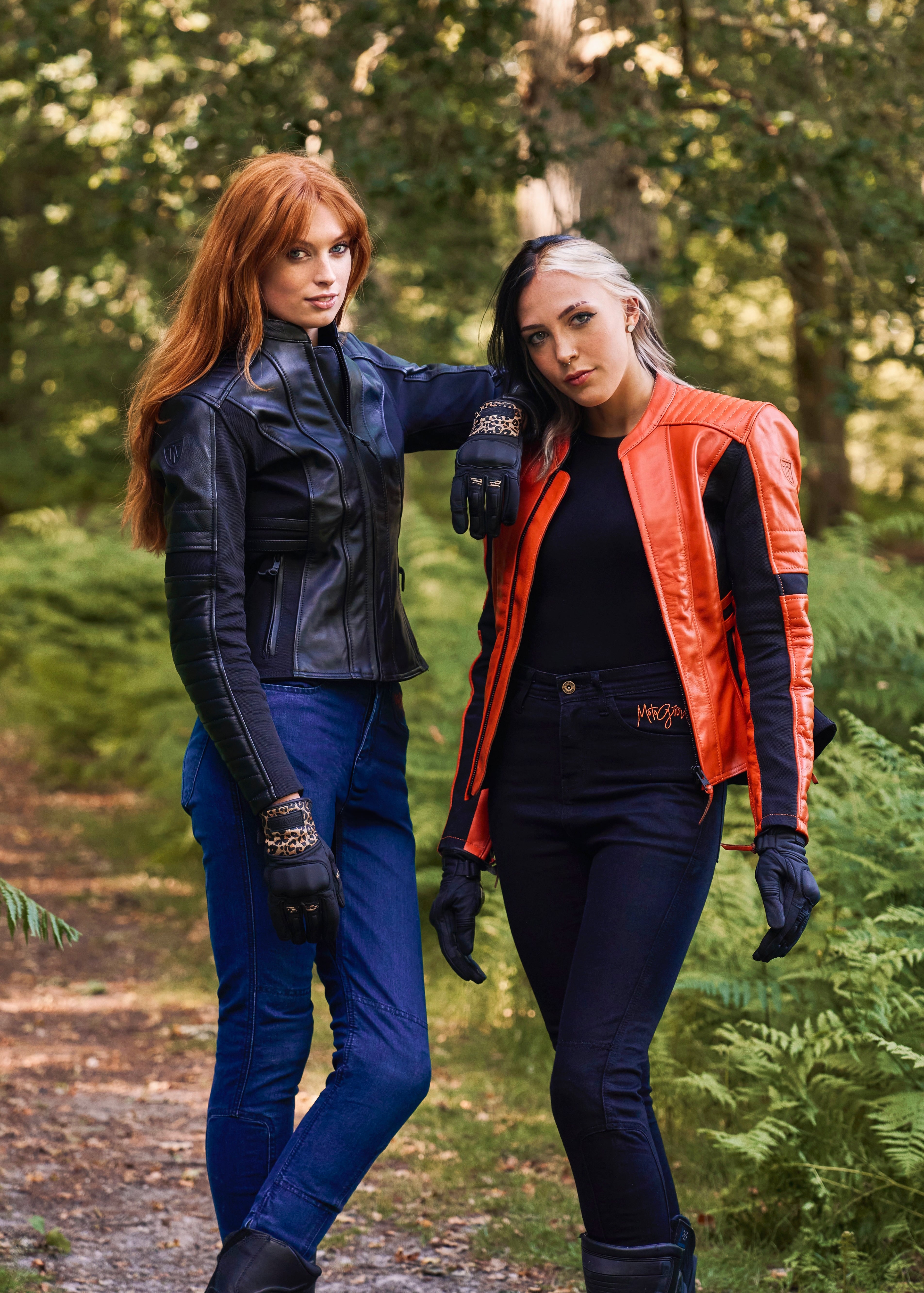 ISLA BLUE - Women's Motorcycle Jeans