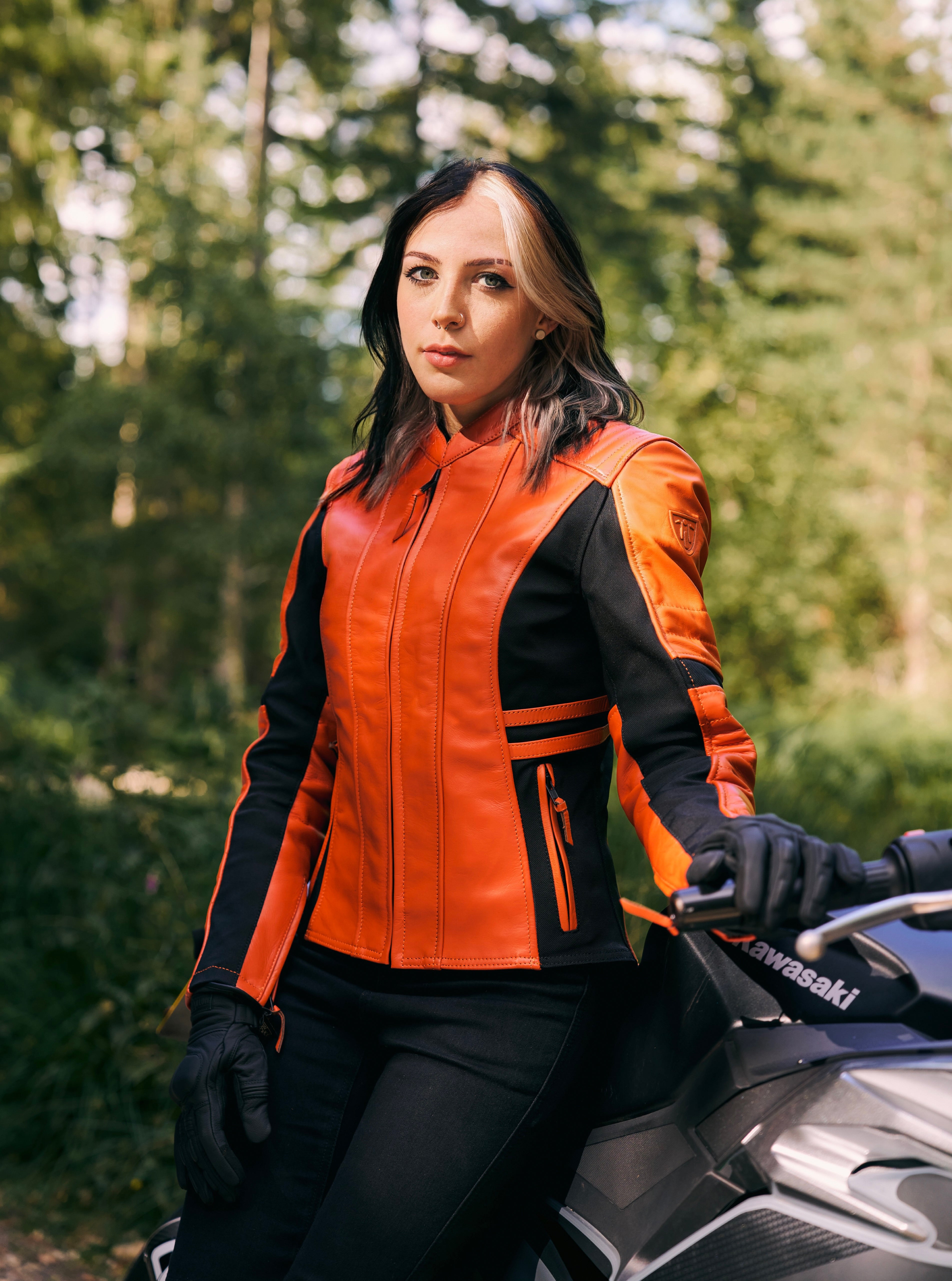 ISLA BLACK - Women's Motorcycle Jeans