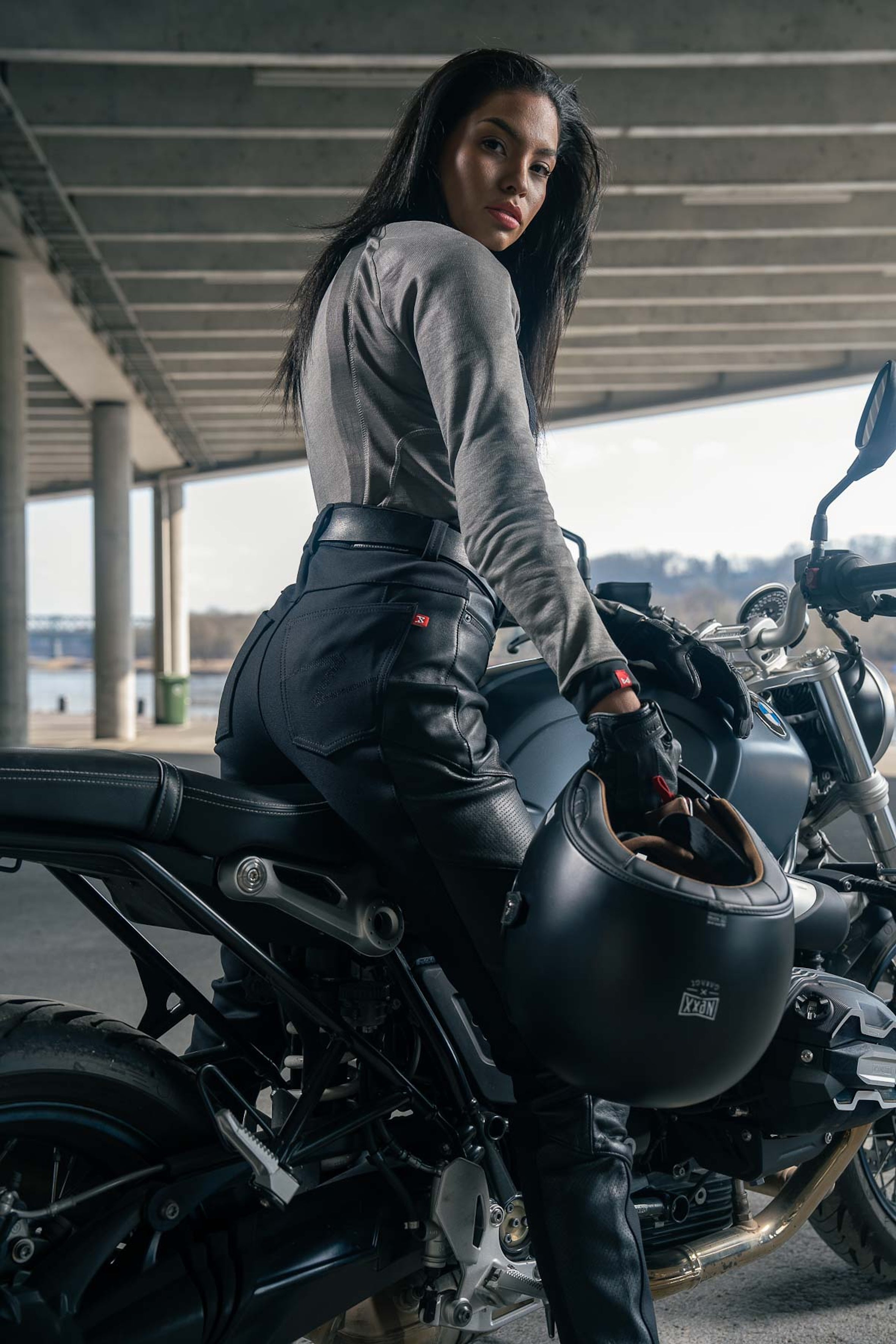 BIA GREY - Pando Moto Beschermende Base Layer