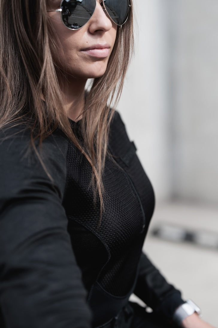 BIA BLACK - Pando Moto Beschermende Base Layer