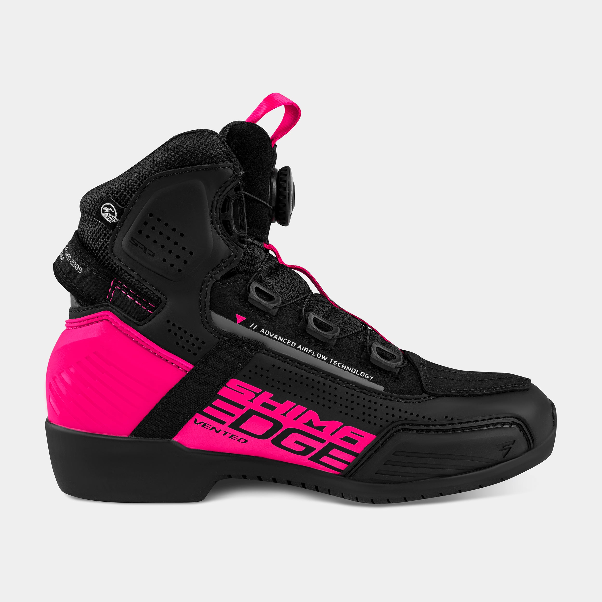 EDGE VENT LADY PINK - Women's Motorcycle Sneakers