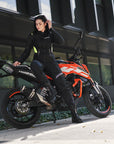 RUSH 2.0 LADY BLACK - Women's Waterproof Motorcycle Jacket