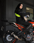 RUSH 2.0 LADY BLACK - Women's Waterproof Motorcycle Jacket