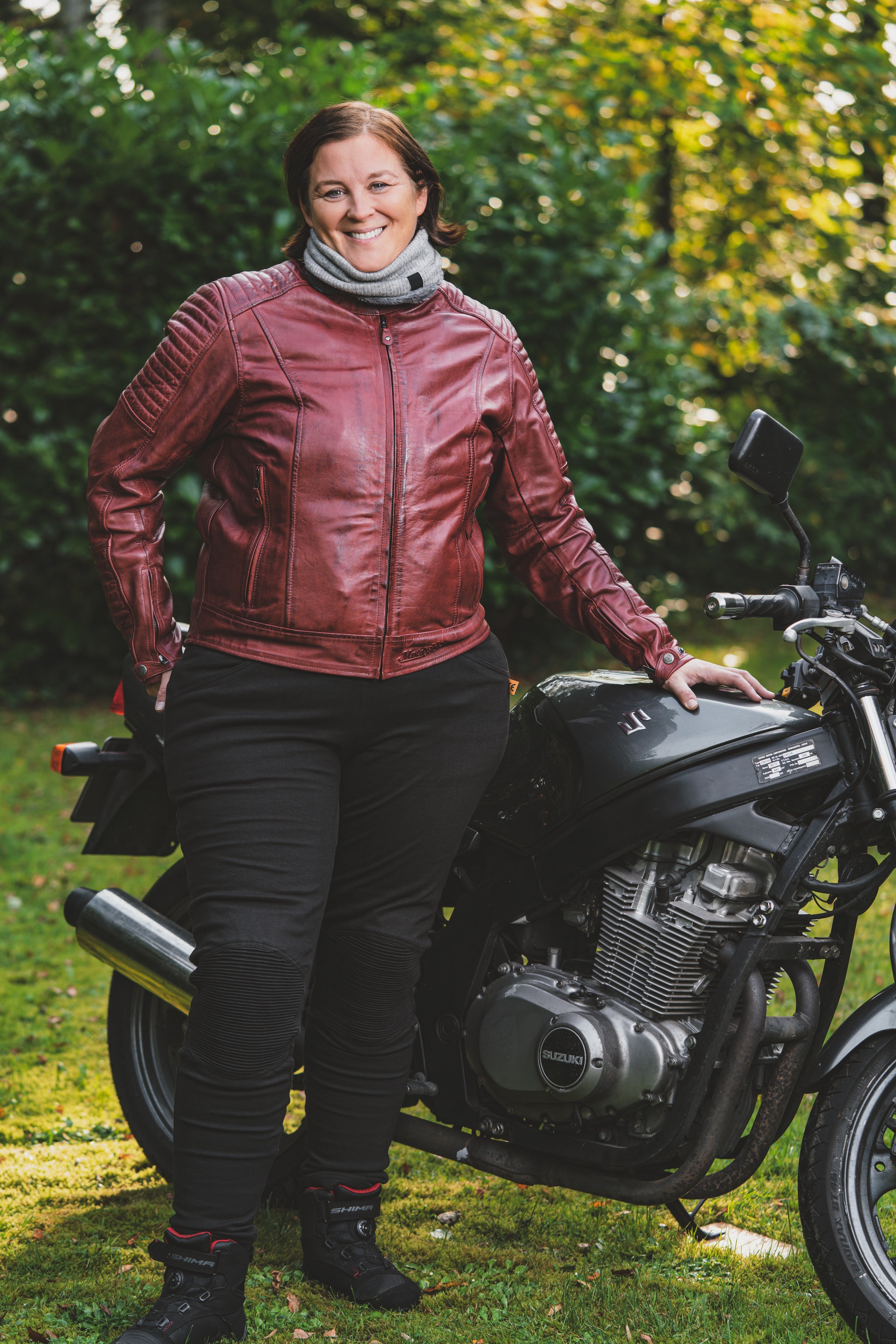 RIBBED KNEE - Ladies Motorcycle Leggings