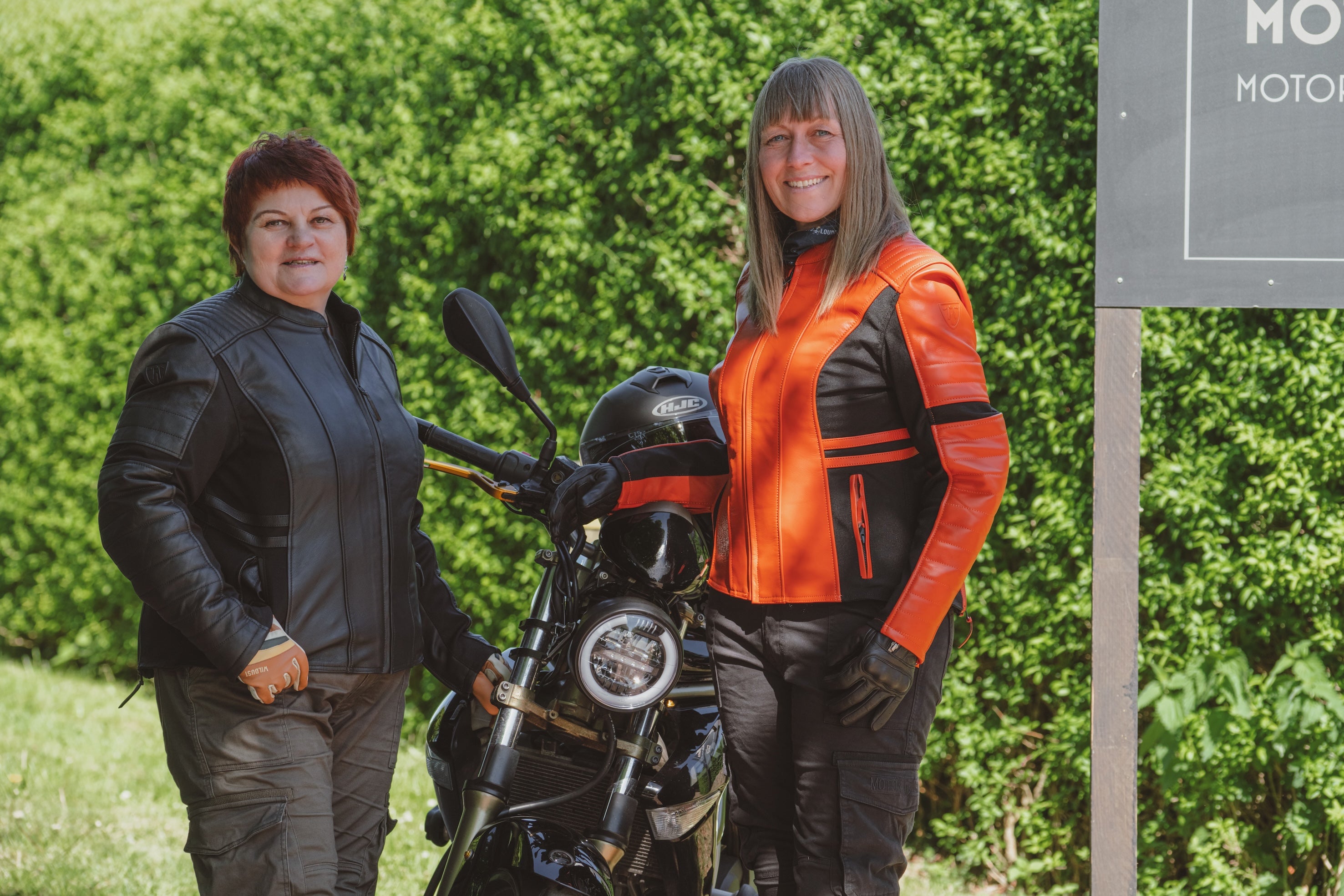 Amelia Black - Women's Motorcycle Leather Jacket