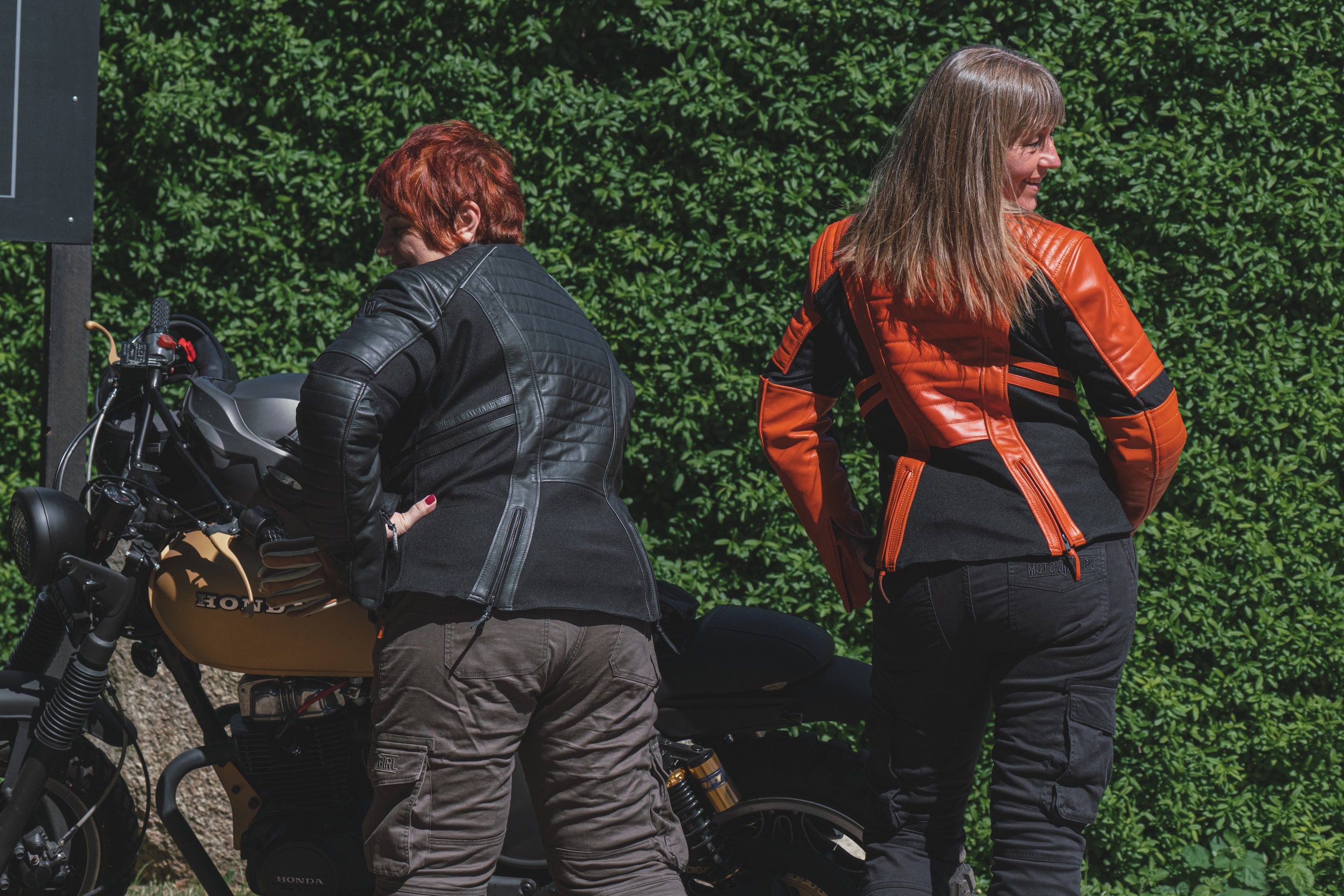 Amelia Black - Women's Motorcycle Leather Jacket