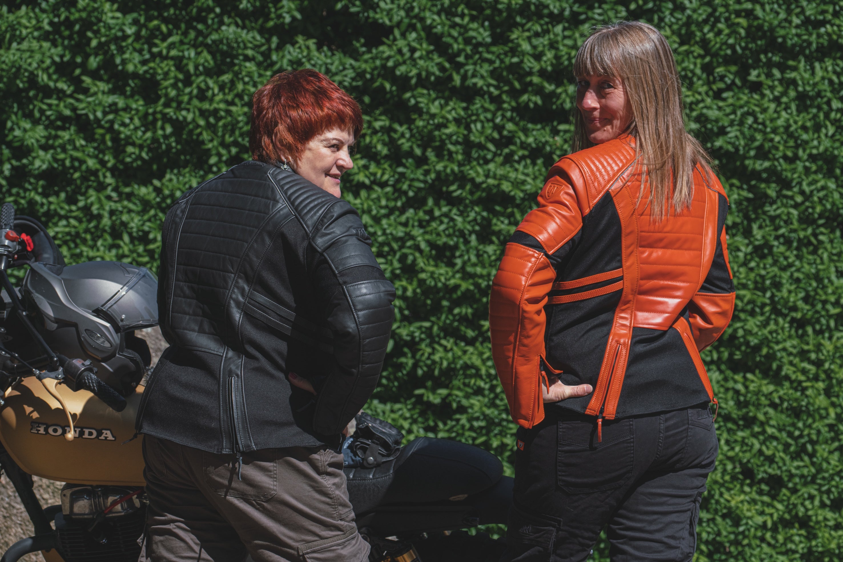 Amelia Black - Women's Motorcycle Leather Jacket
