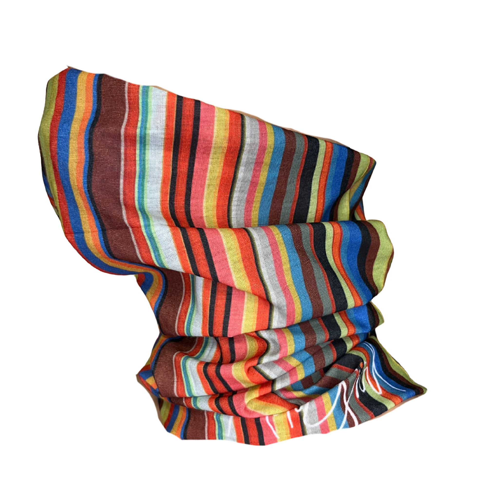 Stripe design neck tube