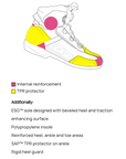 EDGE VENT LADY PINK - Women's Motorcycle Sneakers