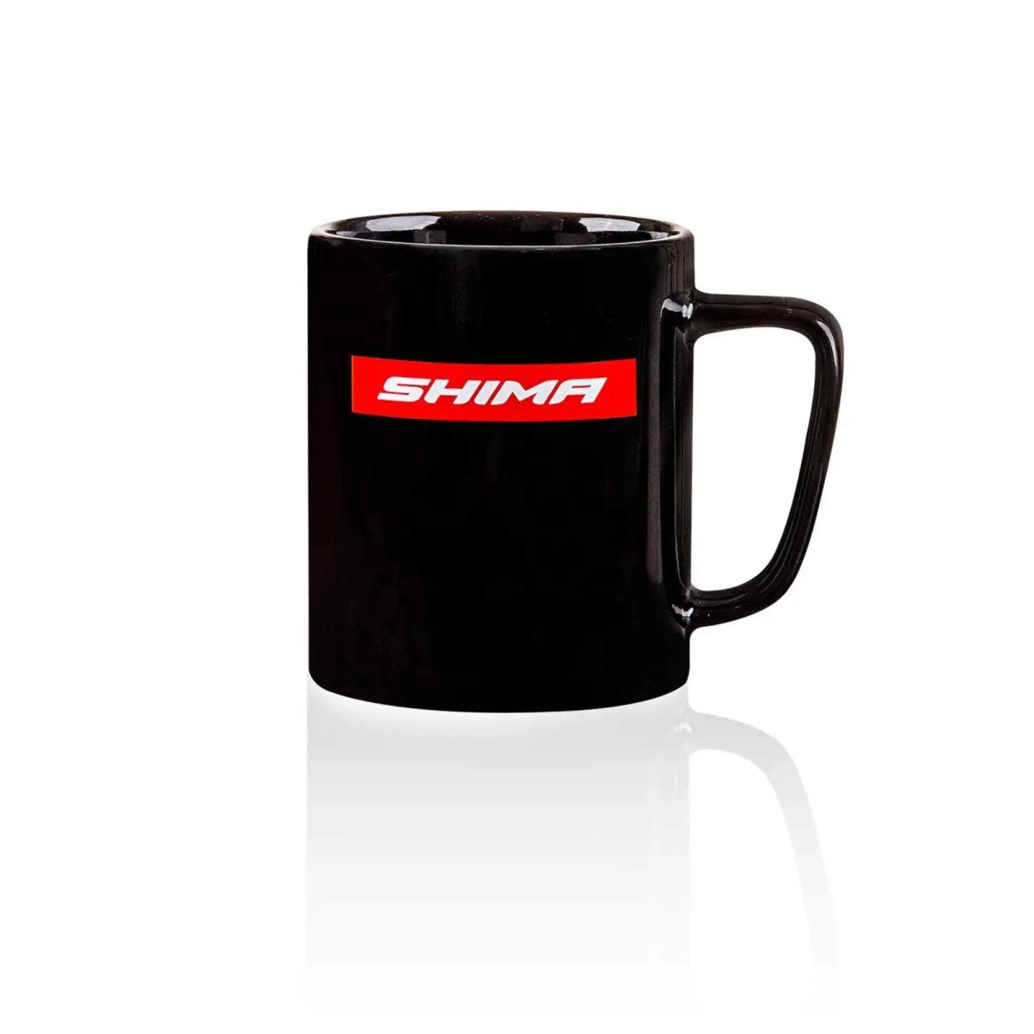  BLACK COFFE MUG WITH SHIMA LOGO