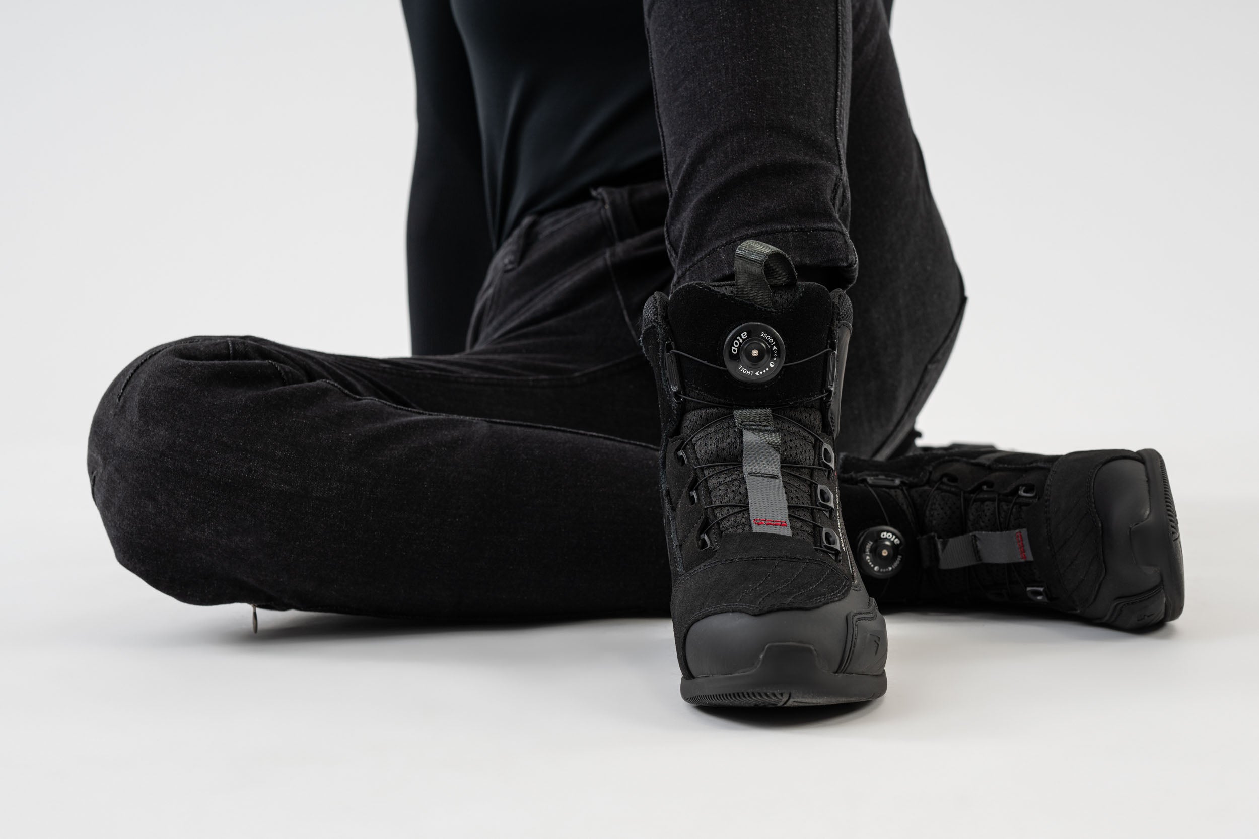 EDGE VENT LADY BLACK - Women's Motorcycle Sneakers