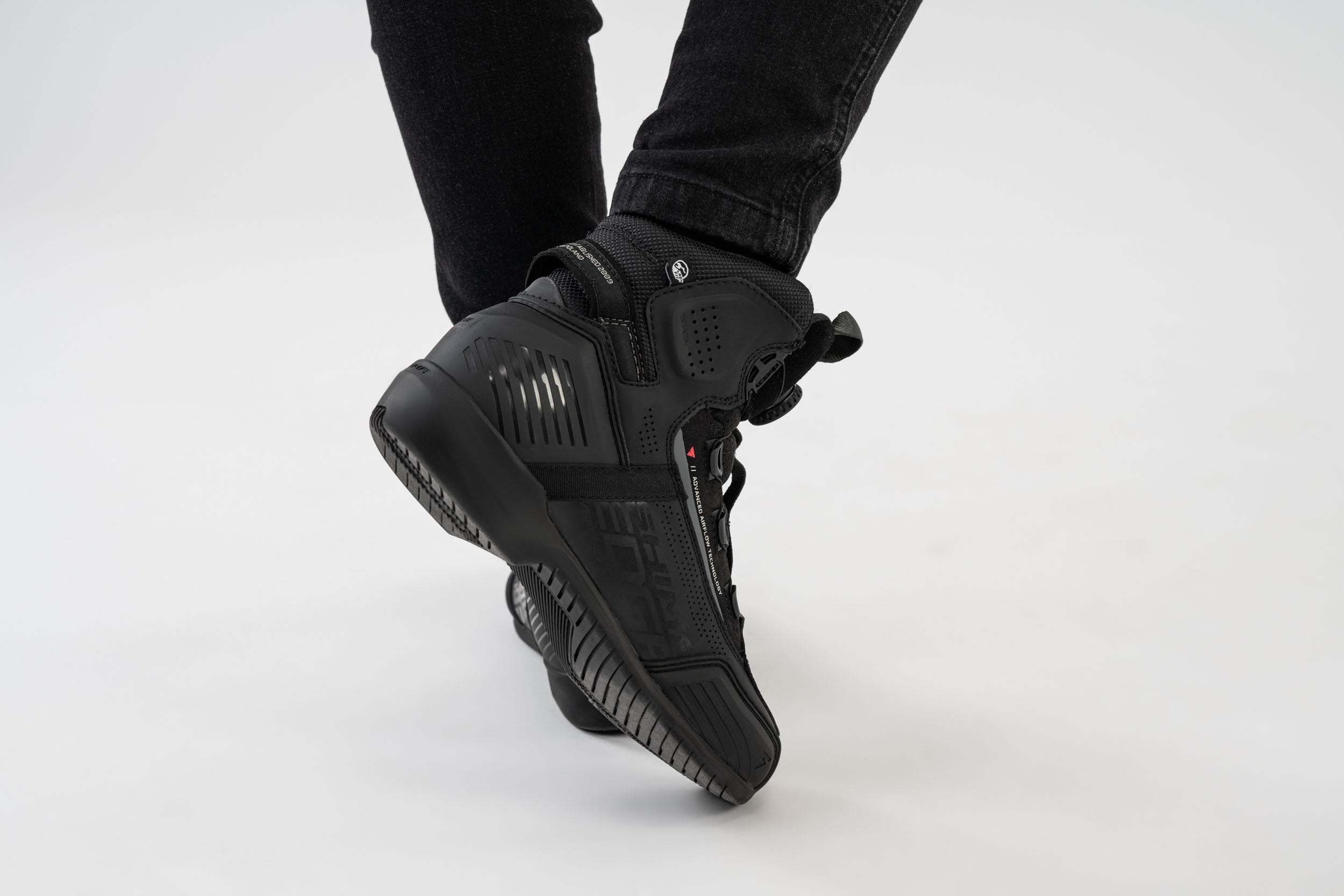 EDGE VENT LADY BLACK - Women's Motorcycle Sneakers