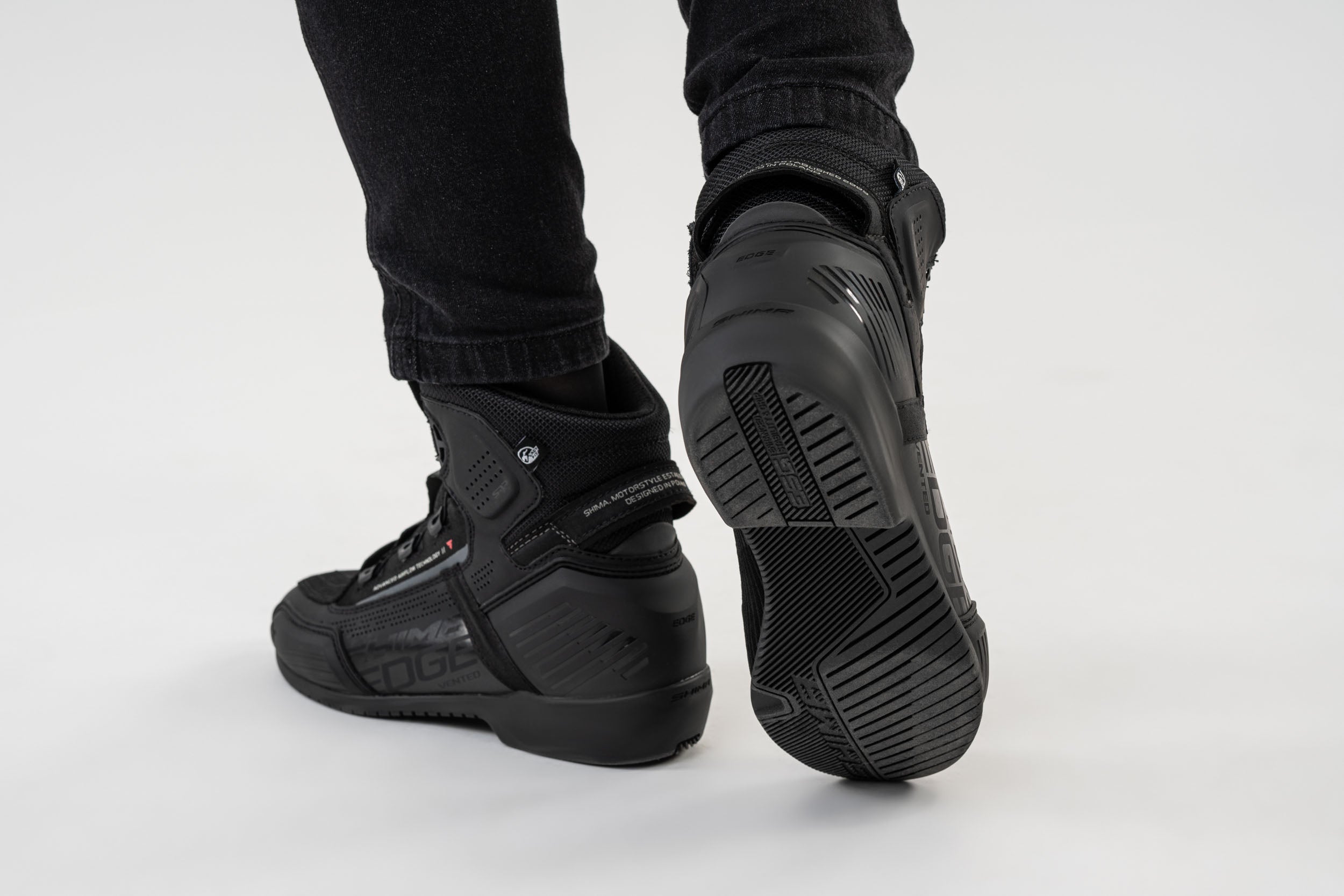 EDGE VENT LADY BLACK - Women's Motorcycle Sneakers