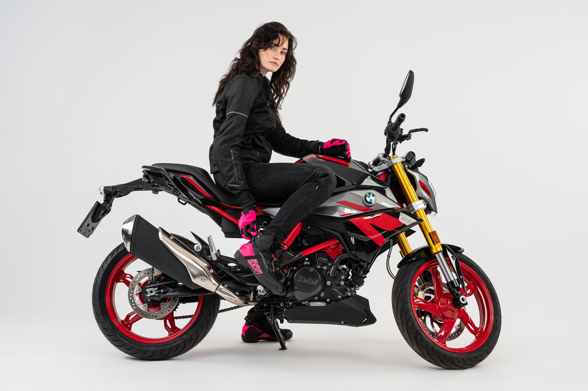 EDGE VENT LADY PINK - Women's Motorcycle Sneakers