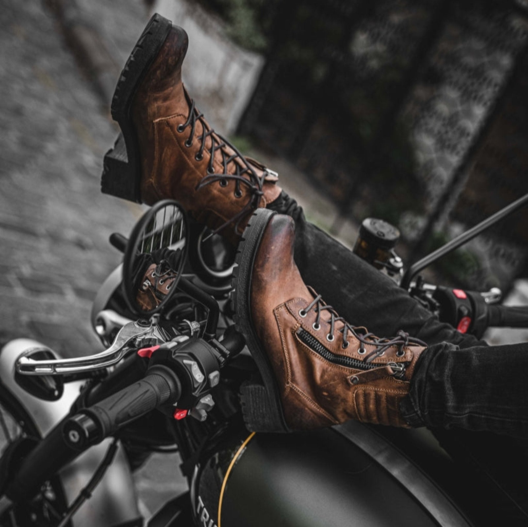 Lady Leren Waterdichte Motorlaarzen Misty van Falco – Moto Lounge