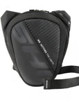 Black Division Hip Bag from the brand Shima with white and black text and patterns.