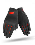 SHIMA ONE EVO LADY MOTORCYCLE LADY GLOVE IN BLACK AND RED DETAILS 