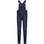 Blue women's motorcycle overall from Moto Girl with zipper pocket detail on the chest