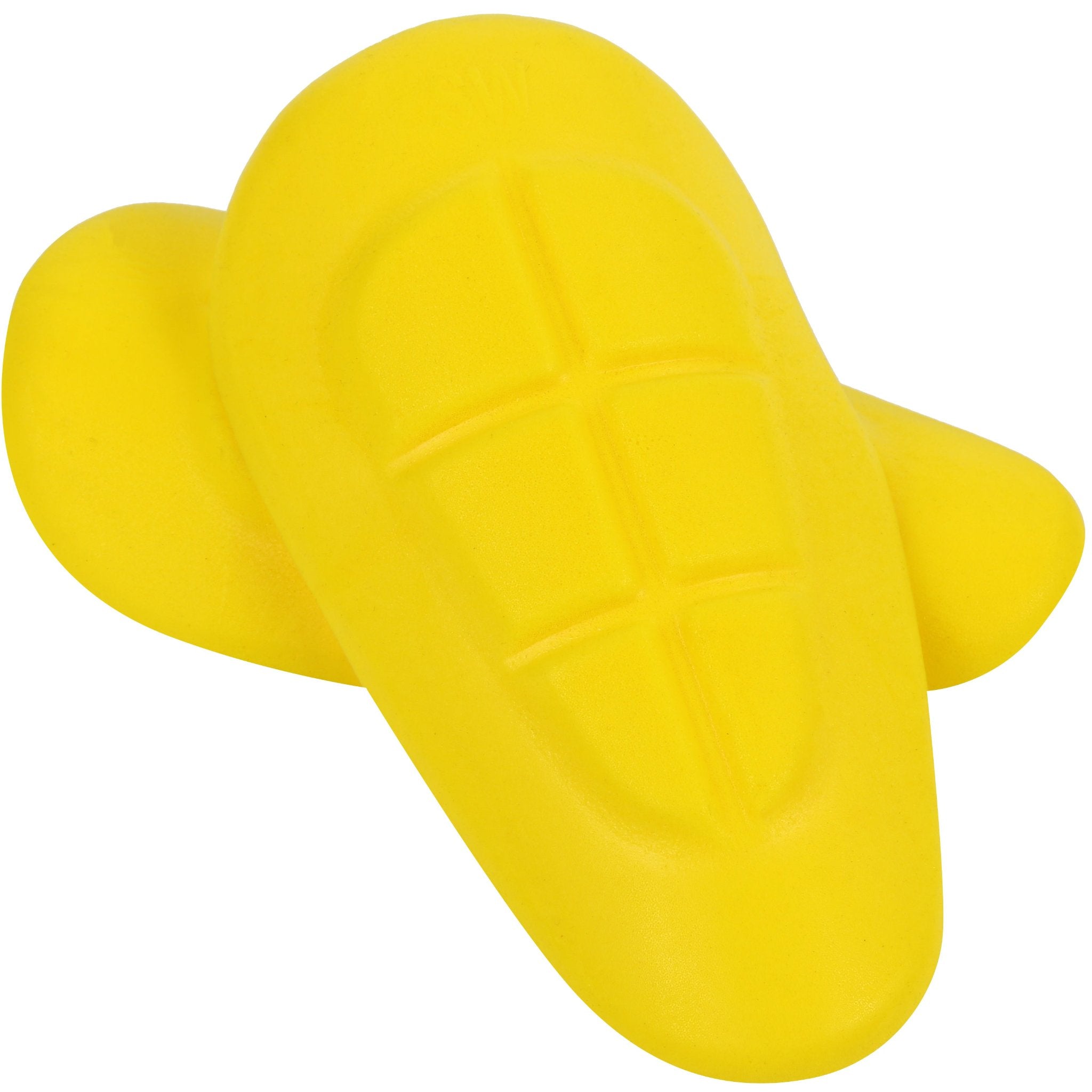 Yellow hip protectors for motorcycle trousers