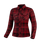 Red lumberjack women's motorcycle shirt from Shima