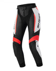 Red, white and black Motorcycle pants from Shima